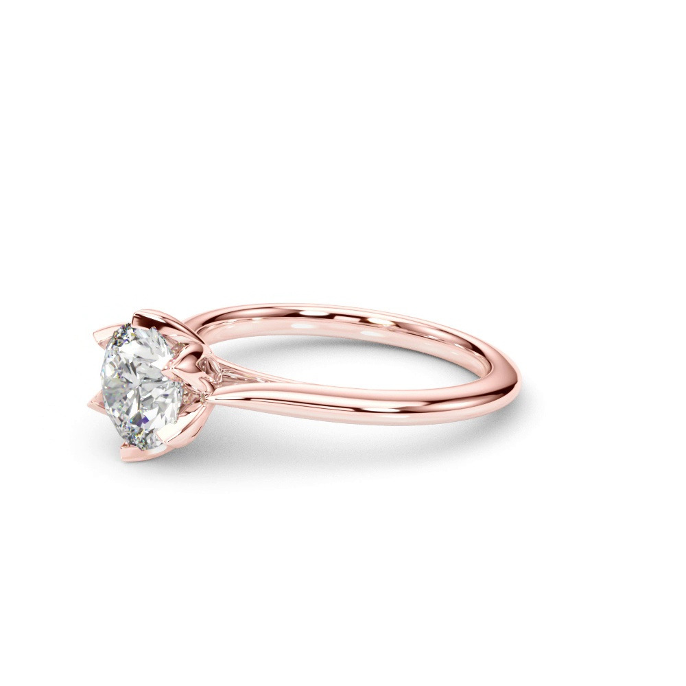 360 degree view of Katiel Solitaire Tulip Engagement Ring