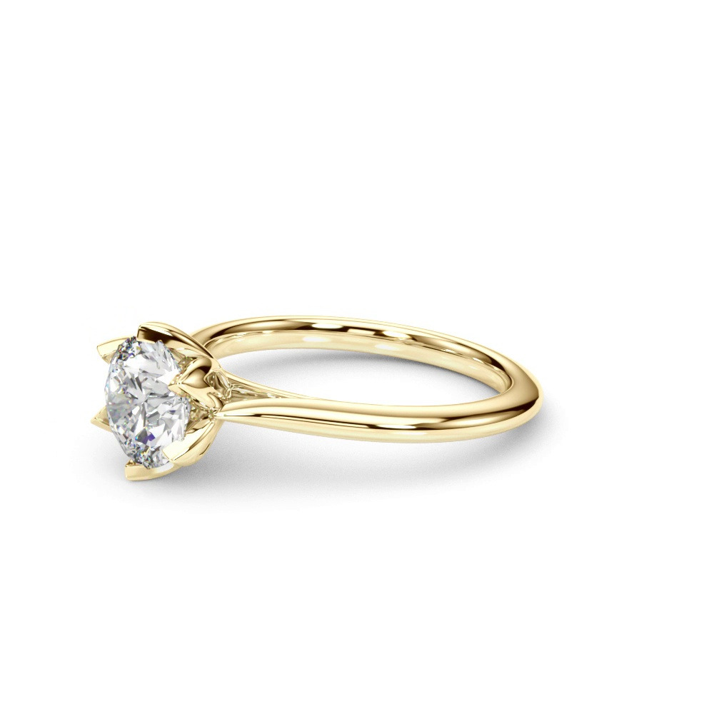 360 degree view of Katiel Solitaire Tulip Engagement Ring