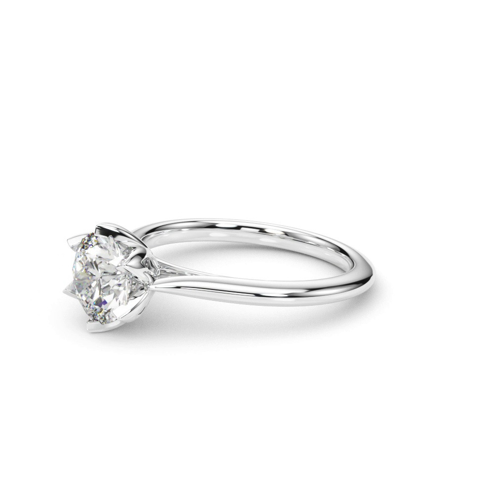 360 degree view of Katiel Solitaire Tulip Engagement Ring