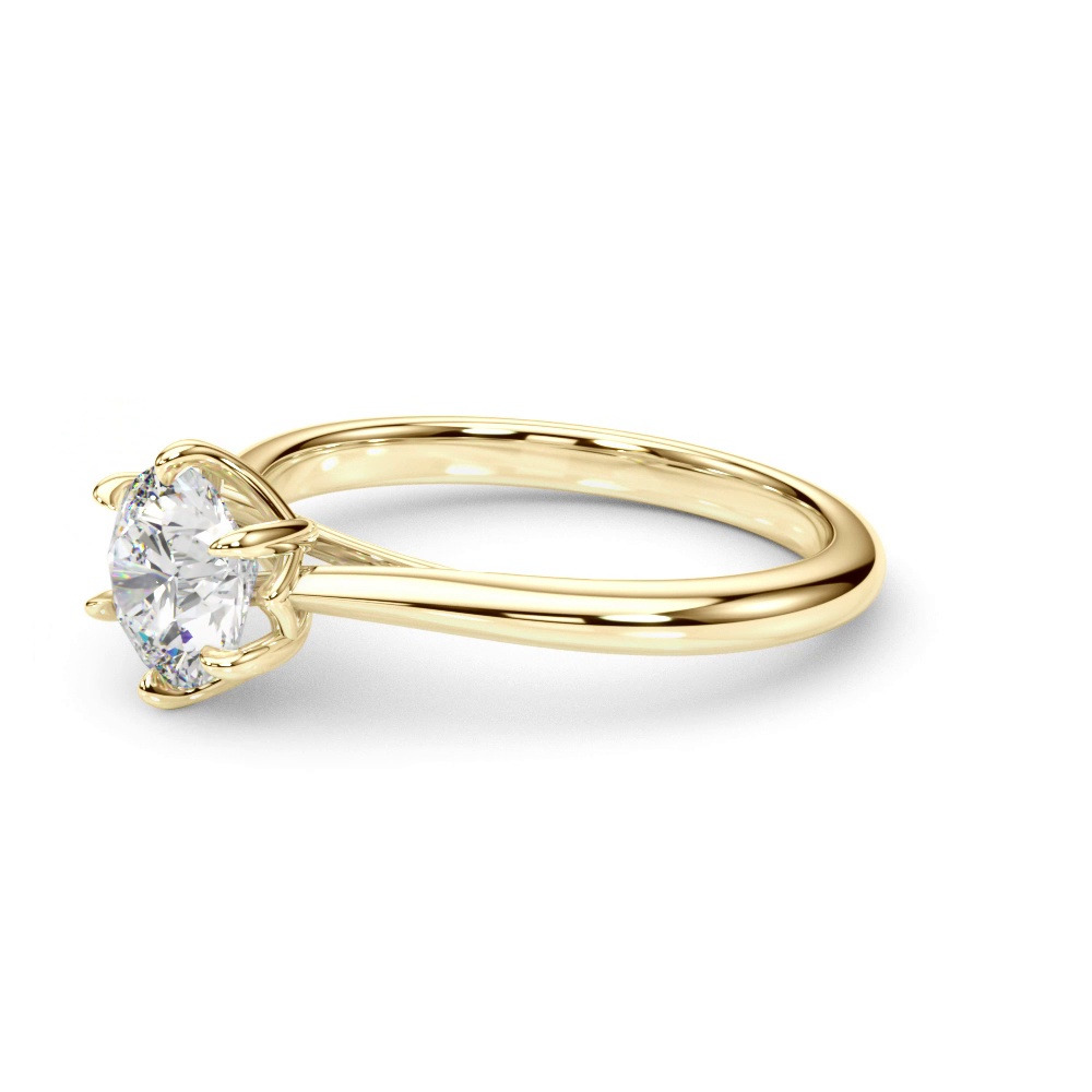 360 degree view of Lovella 6 Prong Solitaire Engagement Ring