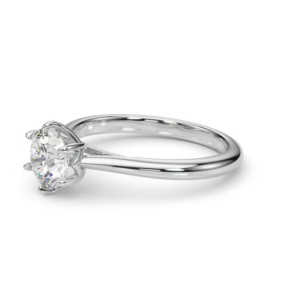360 degree view of Lovella 6 Prong Solitaire Engagement Ring