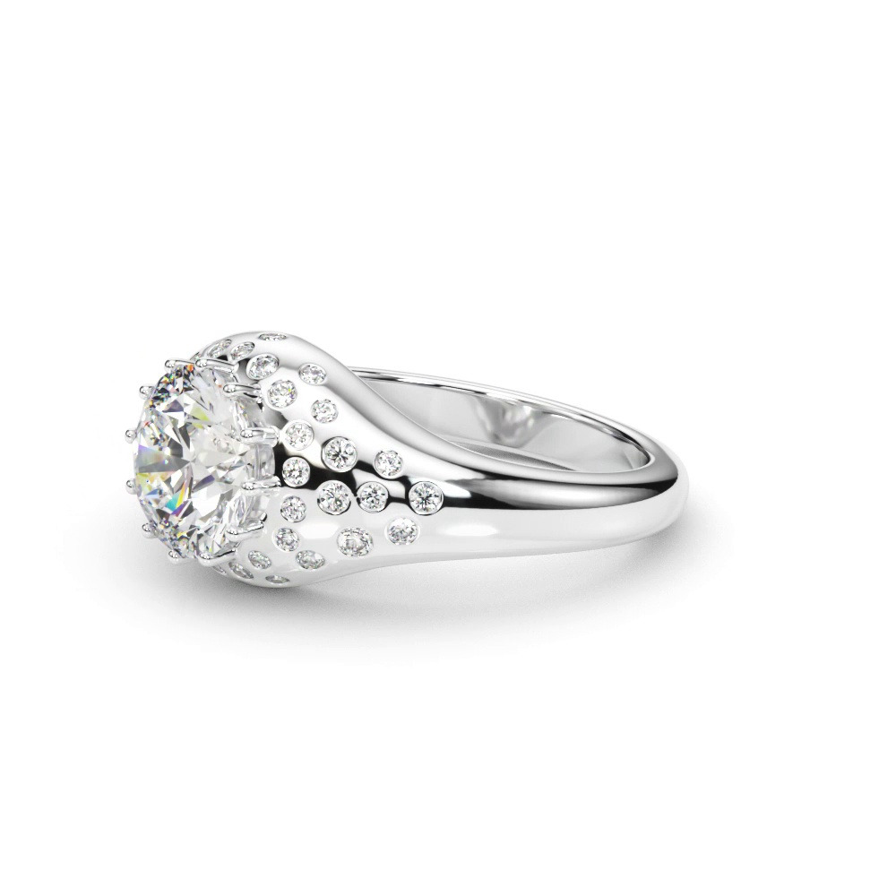 360 degree view of Constellation Engagement Ring
