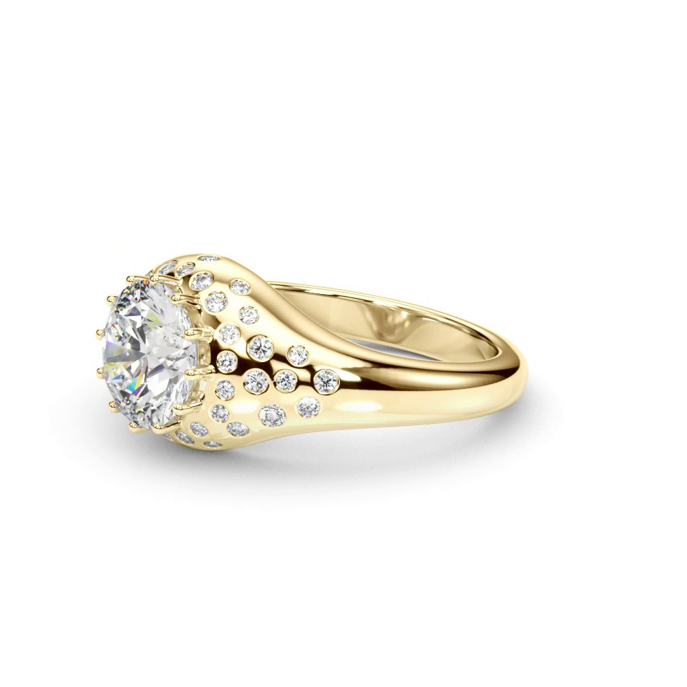 360 degree view of Constellation Engagement Ring