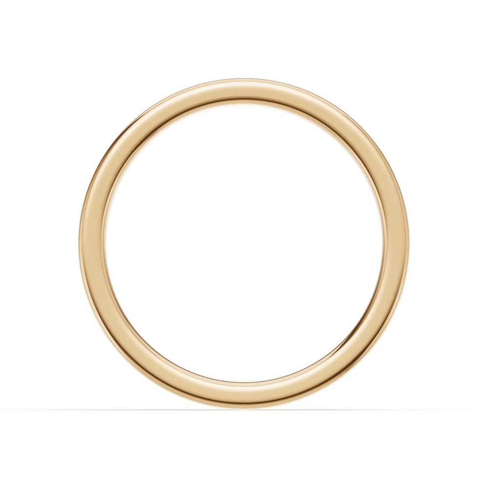 360 degree view of Flat Comfort-Fit Band (2mm)