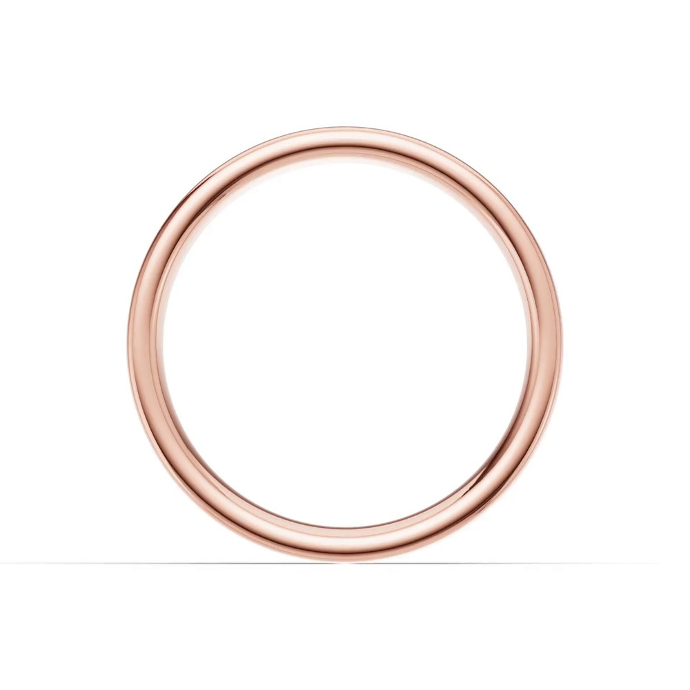 360 degree view of Flat Comfort-Fit Band (4mm)