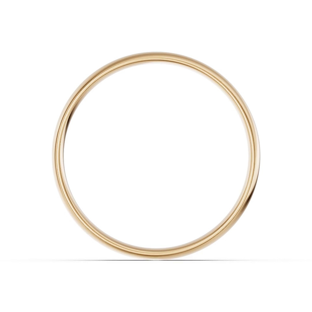 360 degree view of Low Dome Comfort-Fit Polished Band (4mm)