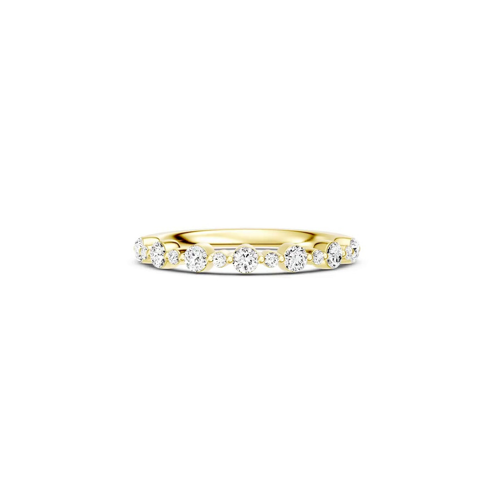 360 degree view of Classic Alternating-Sized Lab Diamond Band (0.50 ct. tw.)