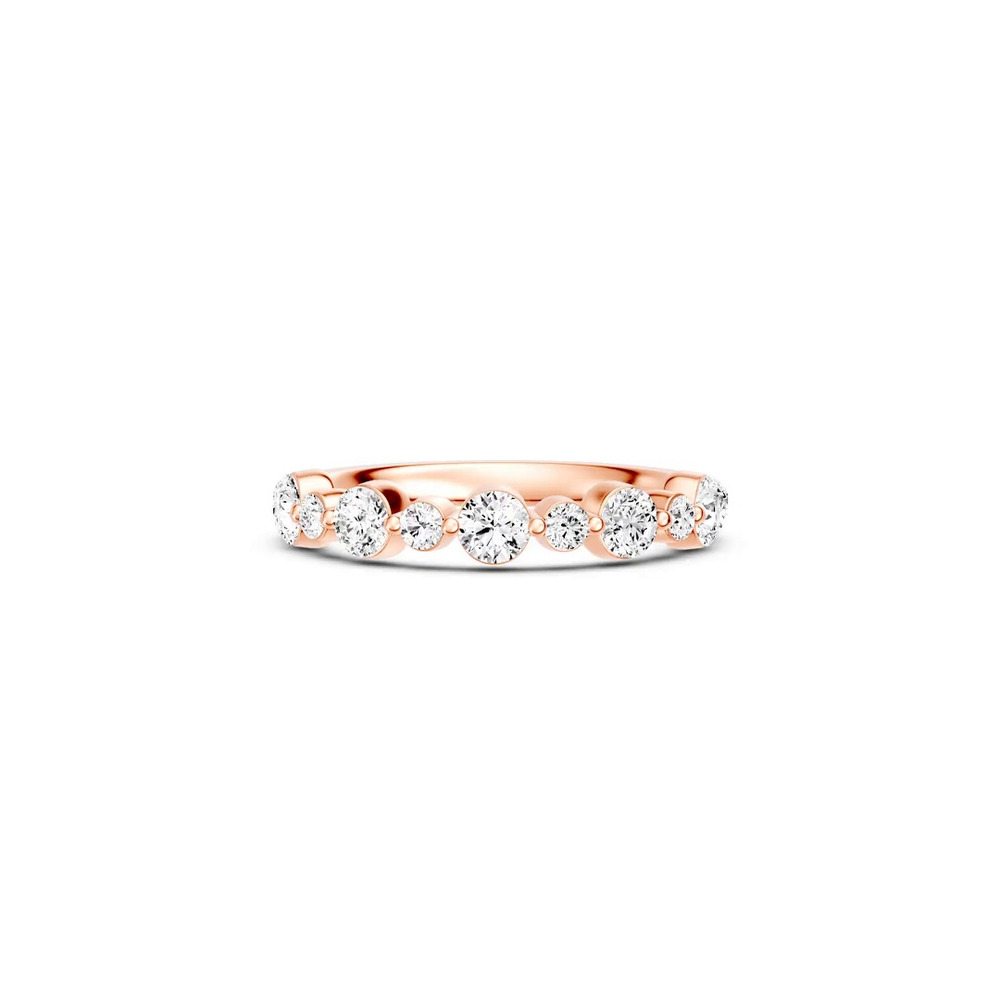 360 degree view of Classic Alternating-Sized Lab Diamond Band (1.00 ct. tw.)