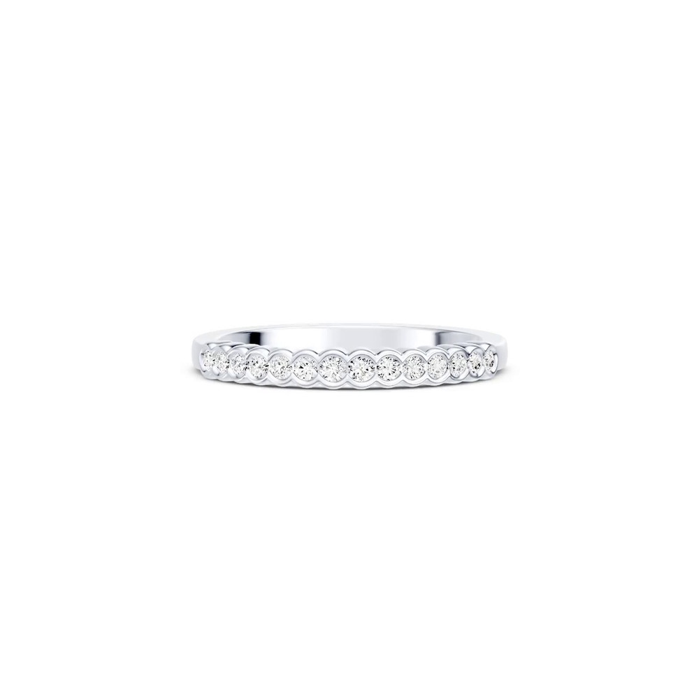 360 degree view of Classic Open Bezel Diamond Band (0.25 ct. tw.)