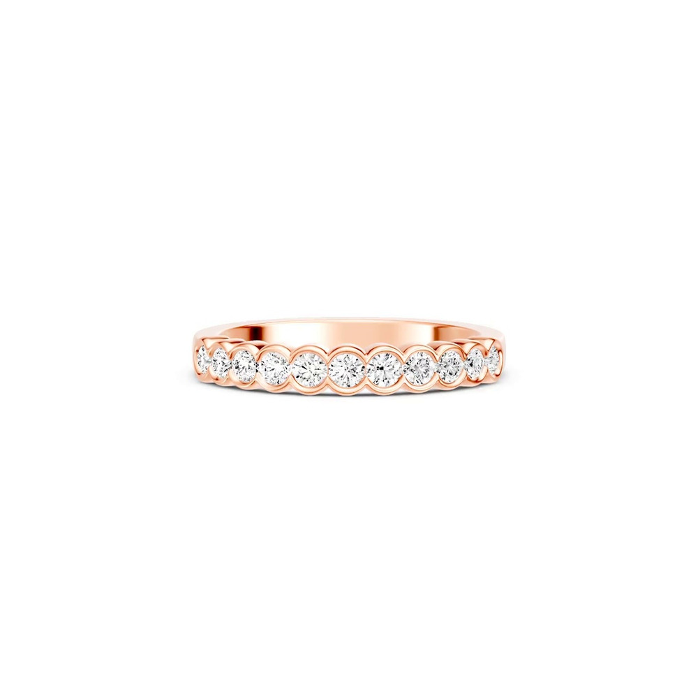 360 degree view of Classic Open Bezel Diamond Band (0.50 ct. tw.)