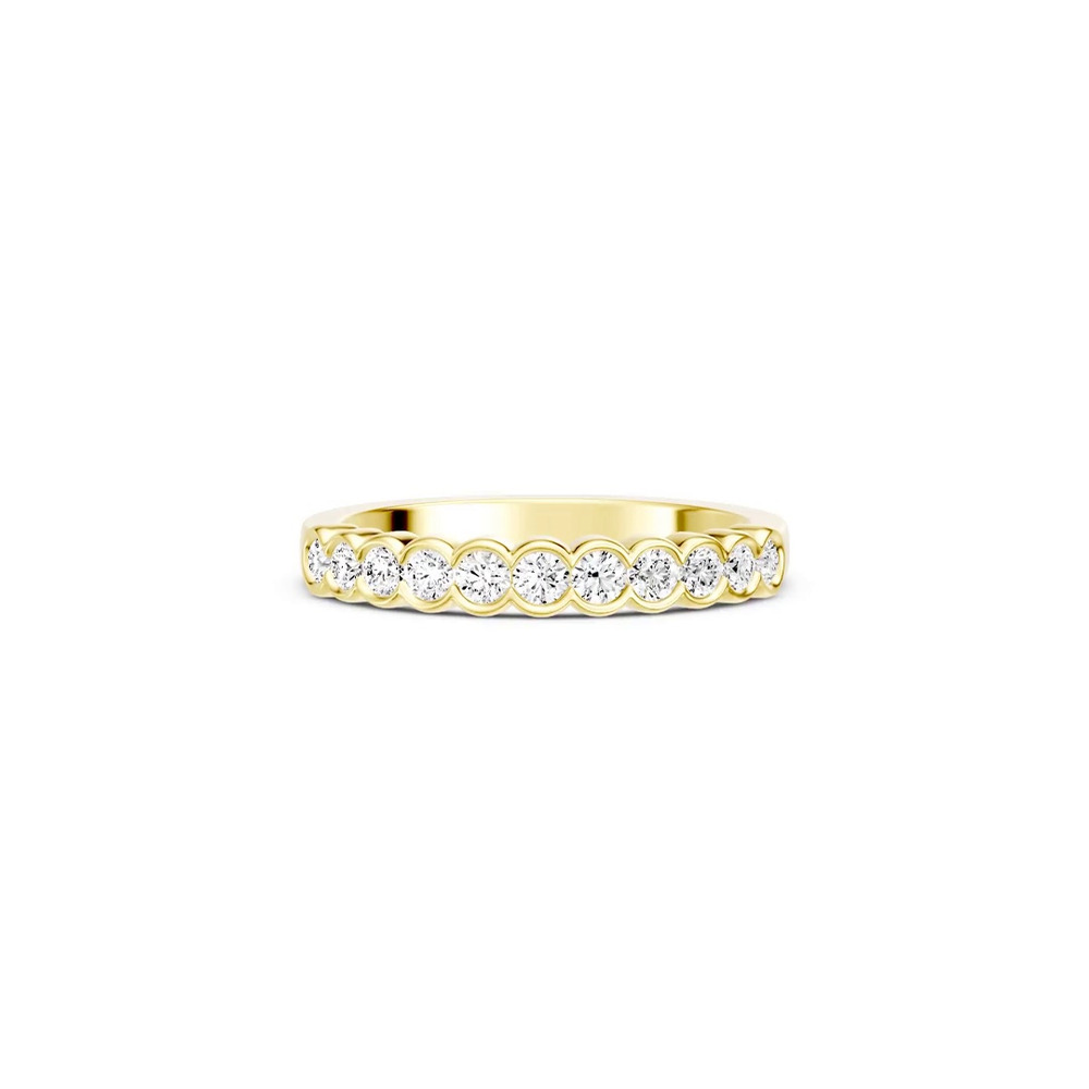 360 degree view of Classic Open Bezel Diamond Band (0.50 ct. tw.)
