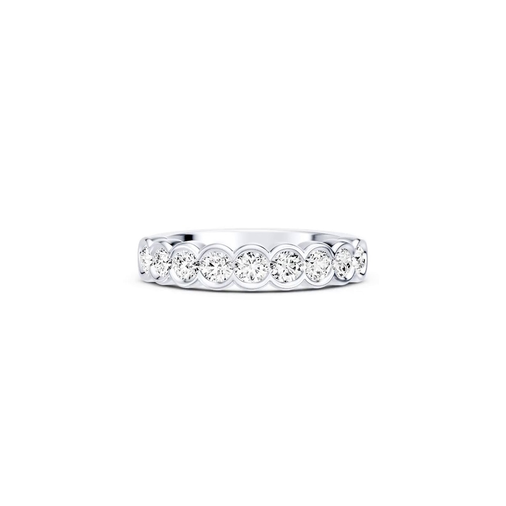 360 degree view of Classic Open Bezel Diamond Band (1.00 ct. tw.)