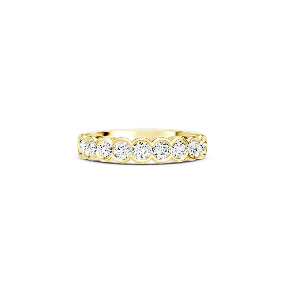 360 degree view of Classic Open Bezel Diamond Band (1.00 ct. tw.)