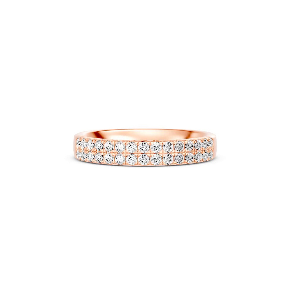 360 degree view of Classic Double-Row Pavé Diamond Band (0.50 ct. tw.)