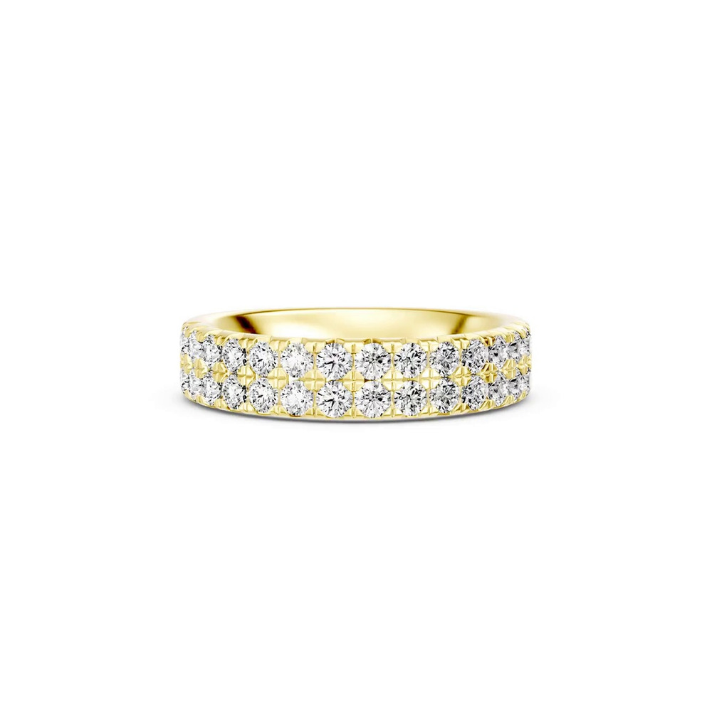 360 degree view of Classic Double-Row Pavé Diamond Band (1.00 ct. tw.)