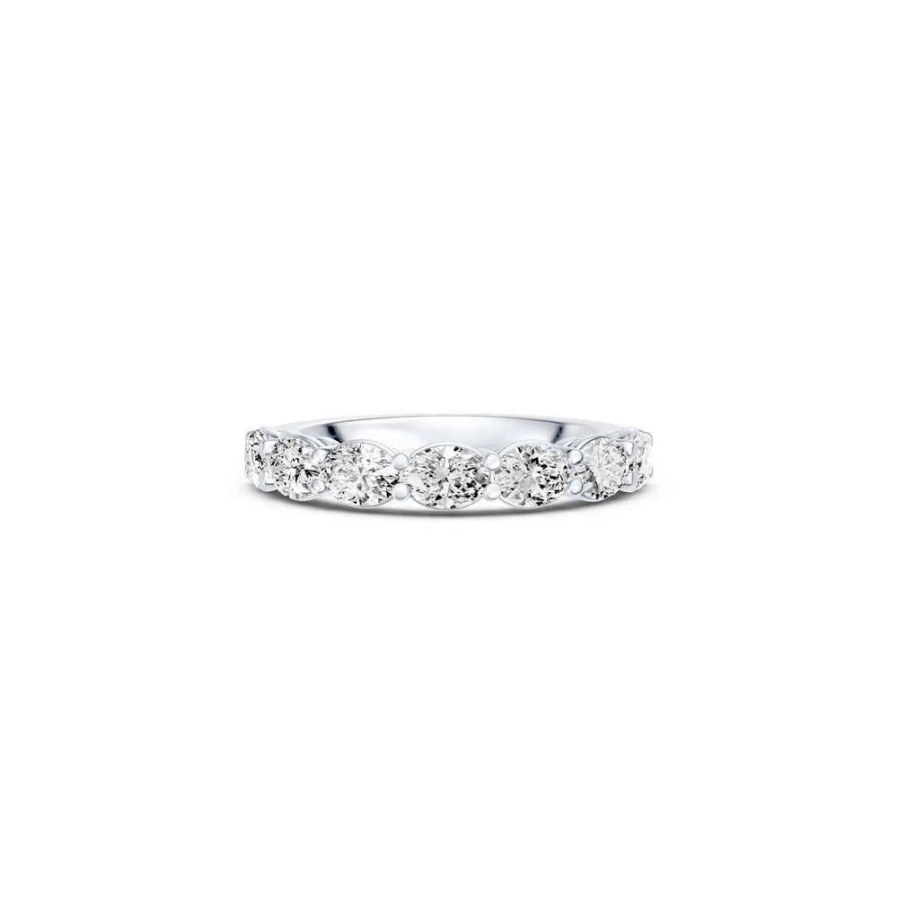 360 degree view of East-West Oval 7-Stone Lab Diamond Band (1.50 ct. tw.)