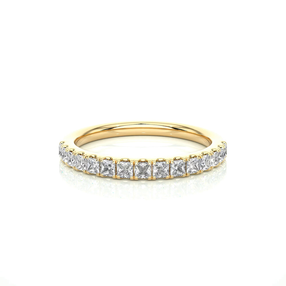 360 degree view of Princess-Cut Pavé Lab Diamond Band (.75 ct. tw.)