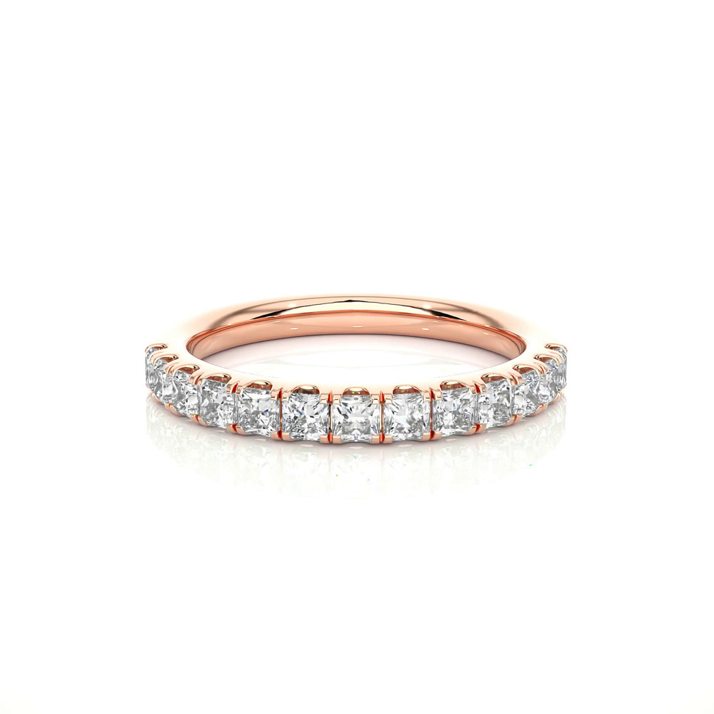 360 degree view of Princess-Cut Pavé Diamond Band (1.00 ct. tw.)