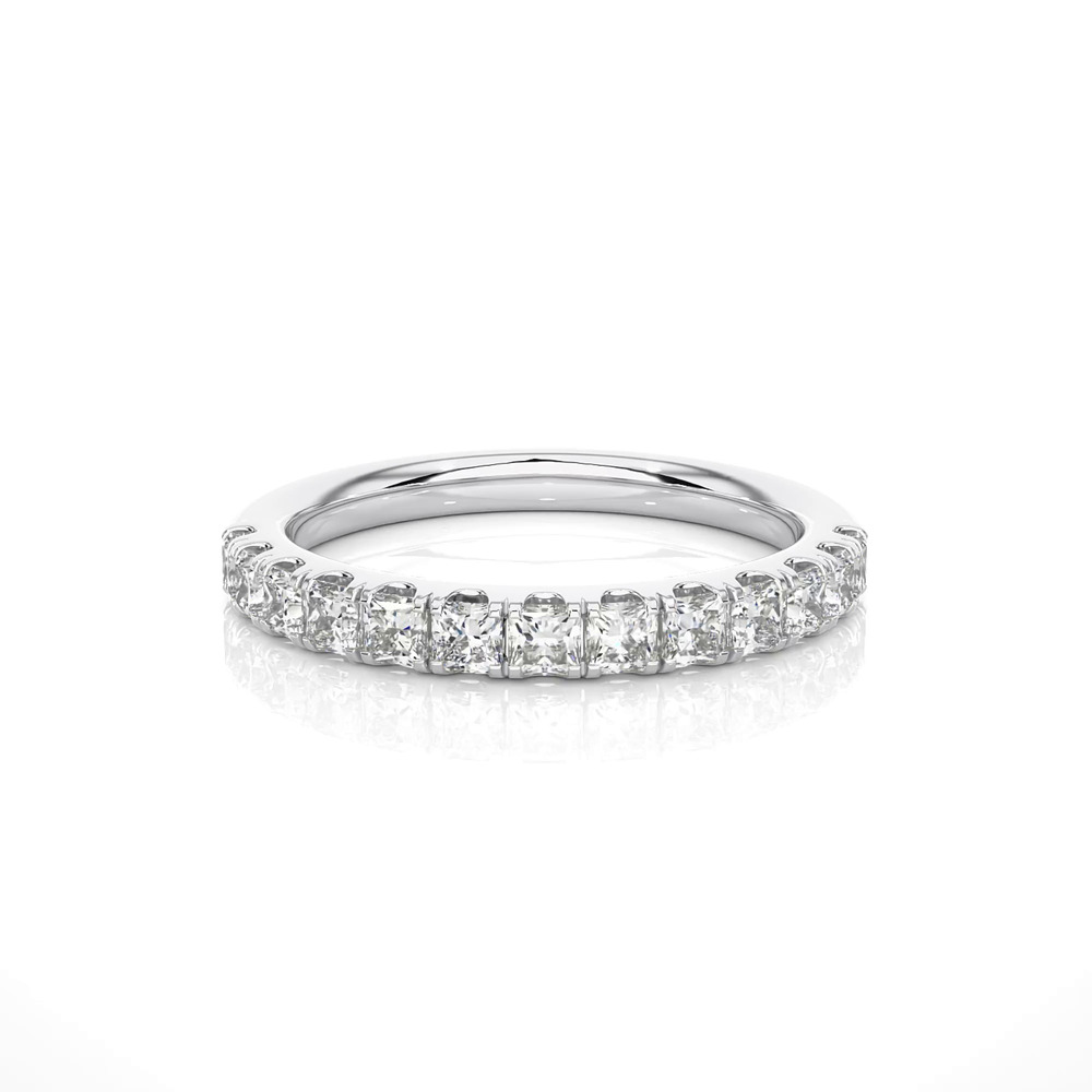 360 degree view of Princess-Cut Pavé Diamond Band (1.00 ct. tw.)