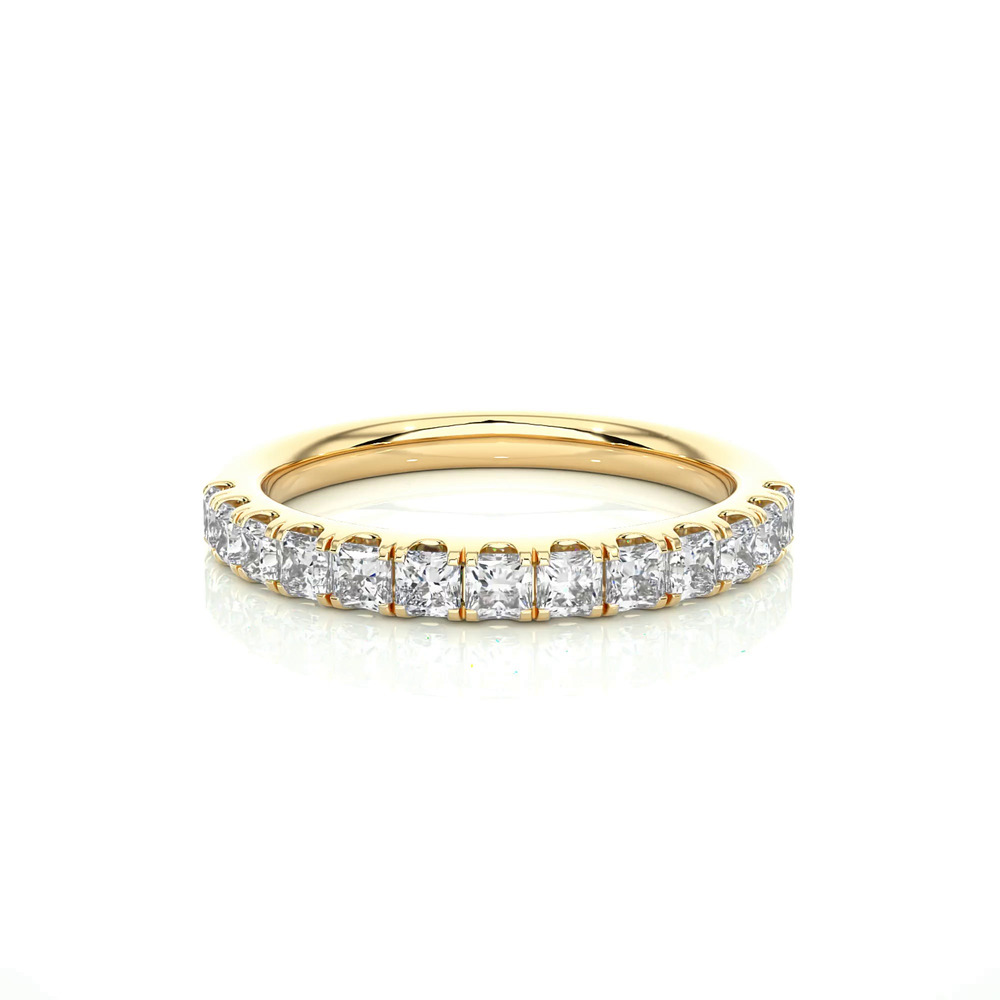 360 degree view of Princess-Cut Pavé Diamond Band (1.00 ct. tw.)