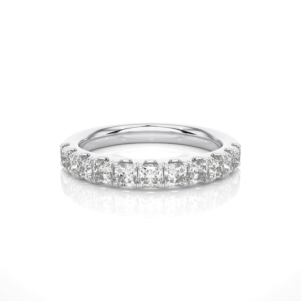 360 degree view of Princess-Cut Pavé Diamond Band (1.50 ct. tw.)
