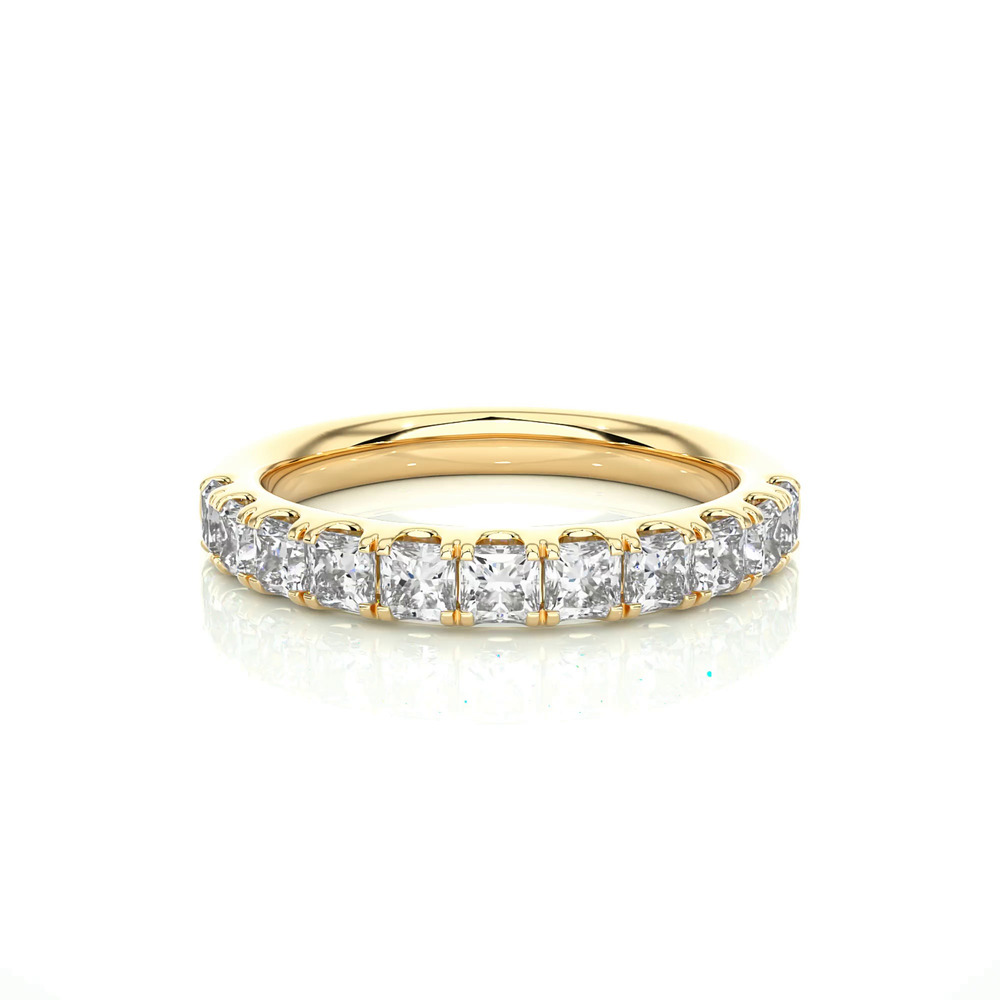 360 degree view of Princess-Cut Pavé Diamond Band (1.50 ct. tw.)
