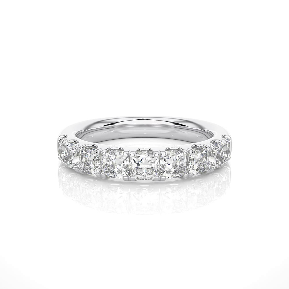 360 degree view of Princess-Cut Pavé Lab Diamond Band (2.00 ct. tw.)