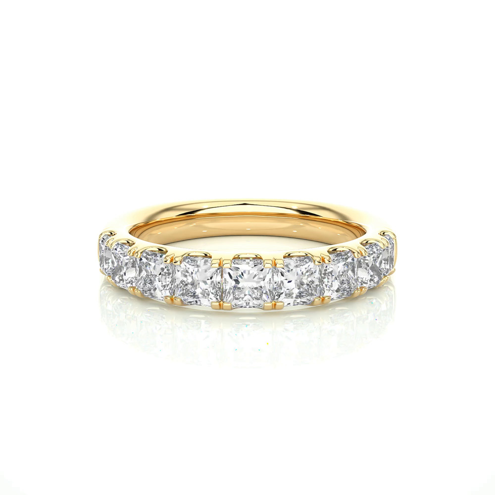 360 degree view of Princess-Cut Pavé Lab Diamond Band (2.00 ct. tw.)