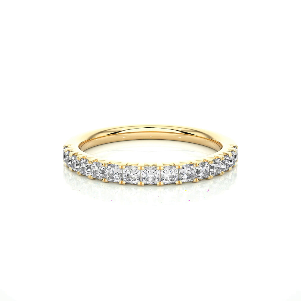 360 degree view of Princess-Cut French Pavé Diamond Band (.75 ct. tw.)