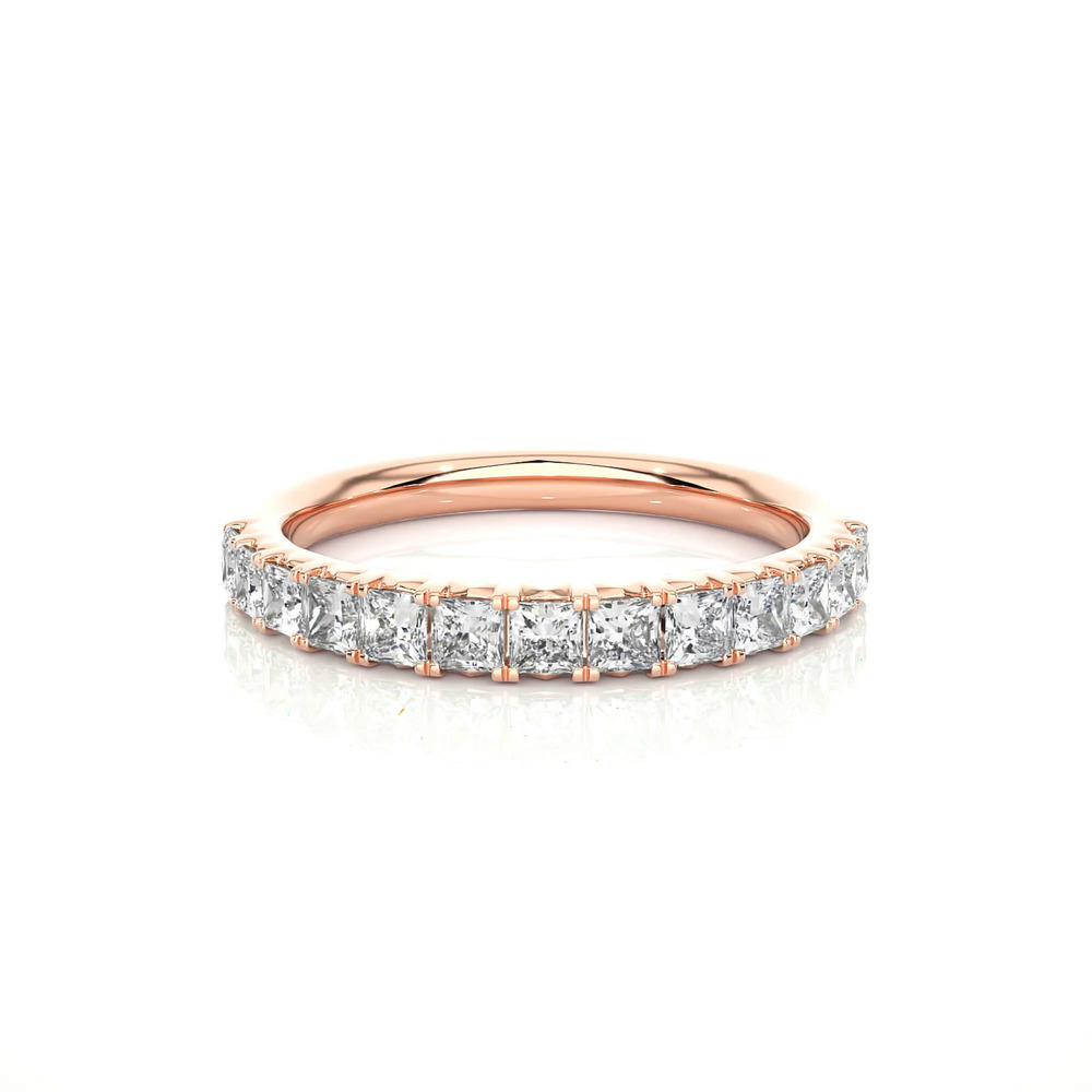 360 degree view of Princess-Cut French Pavé Diamond Band (1.00 ct. tw.)