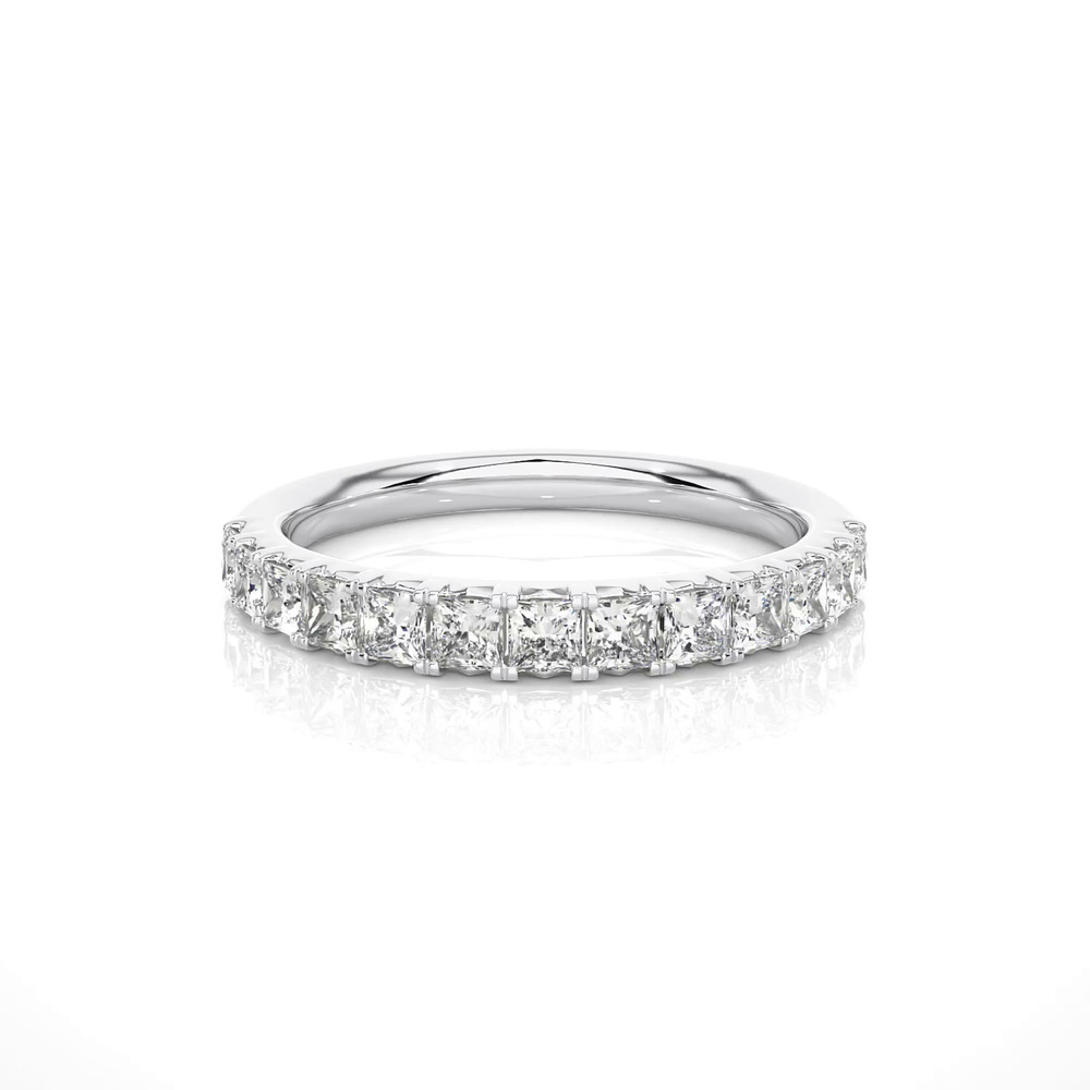 360 degree view of Princess-Cut French Pavé Diamond Band (1.00 ct. tw.)
