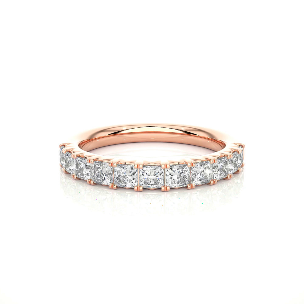 360 degree view of Princess-Cut French Pavé Diamond Band (1.50 ct. tw.)