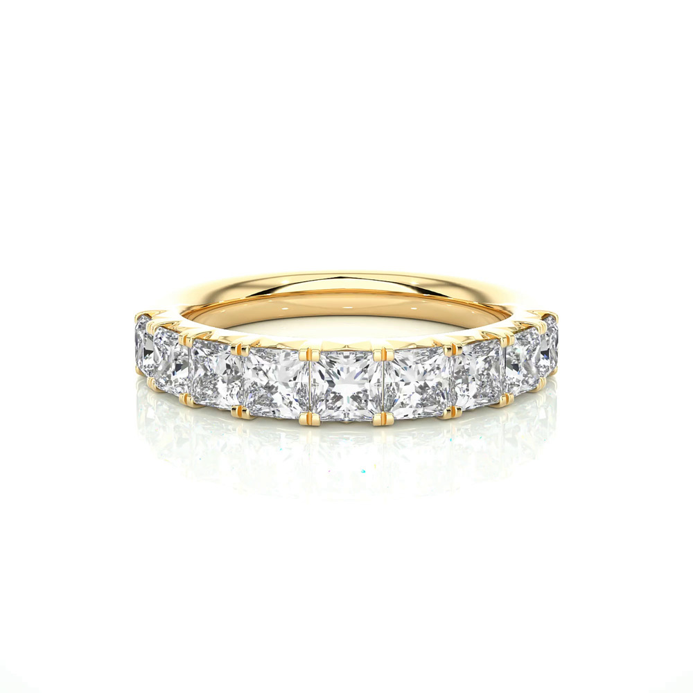 360 degree view of Princess-Cut French Pavé Diamond Band (2.00 ct. tw.)