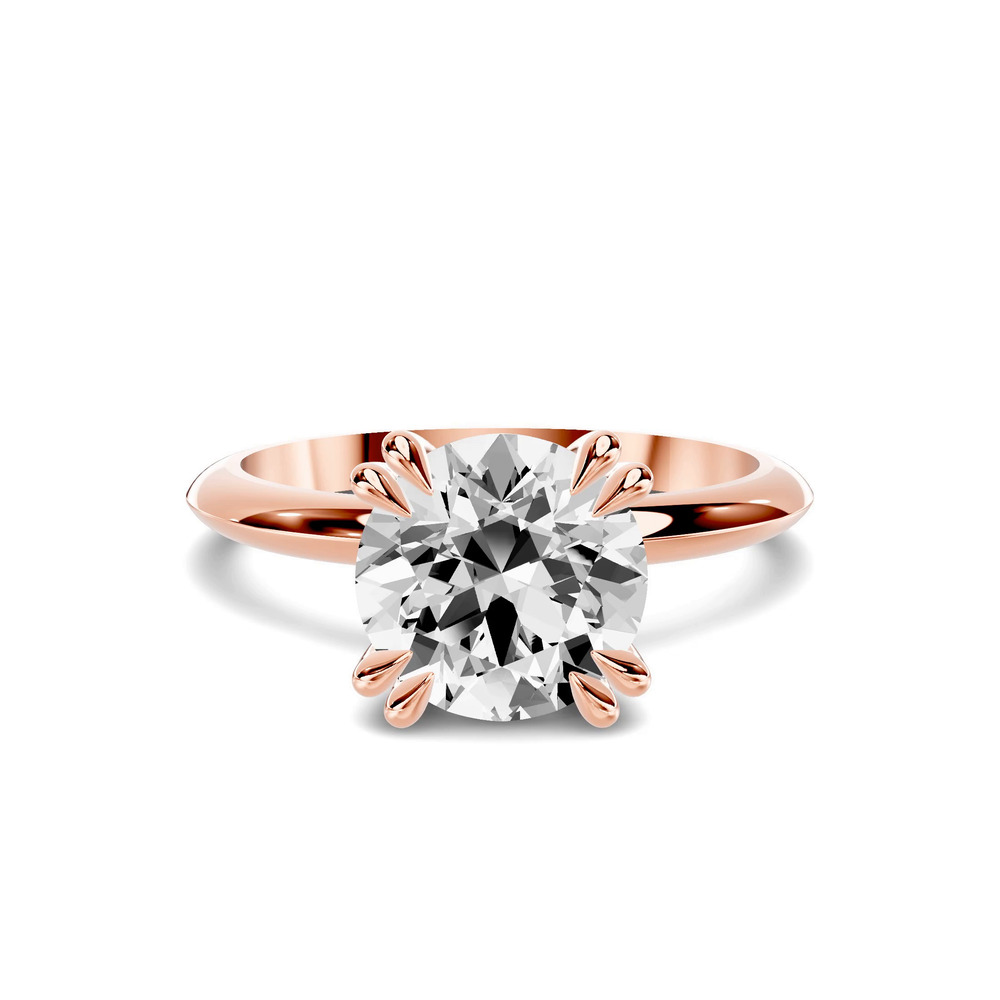 360 degree view of Serra Knife Edge Double Prong Engagement Ring (2mm)