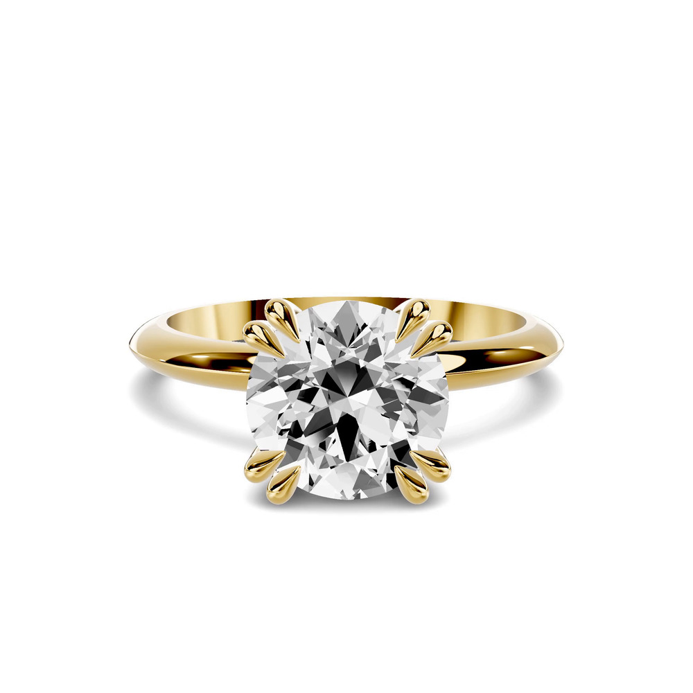 360 degree view of Serra Knife Edge Double Prong Engagement Ring (2mm)