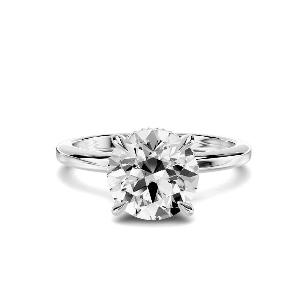 360 degree view of Avalon Classic Hidden Halo Engagement Ring