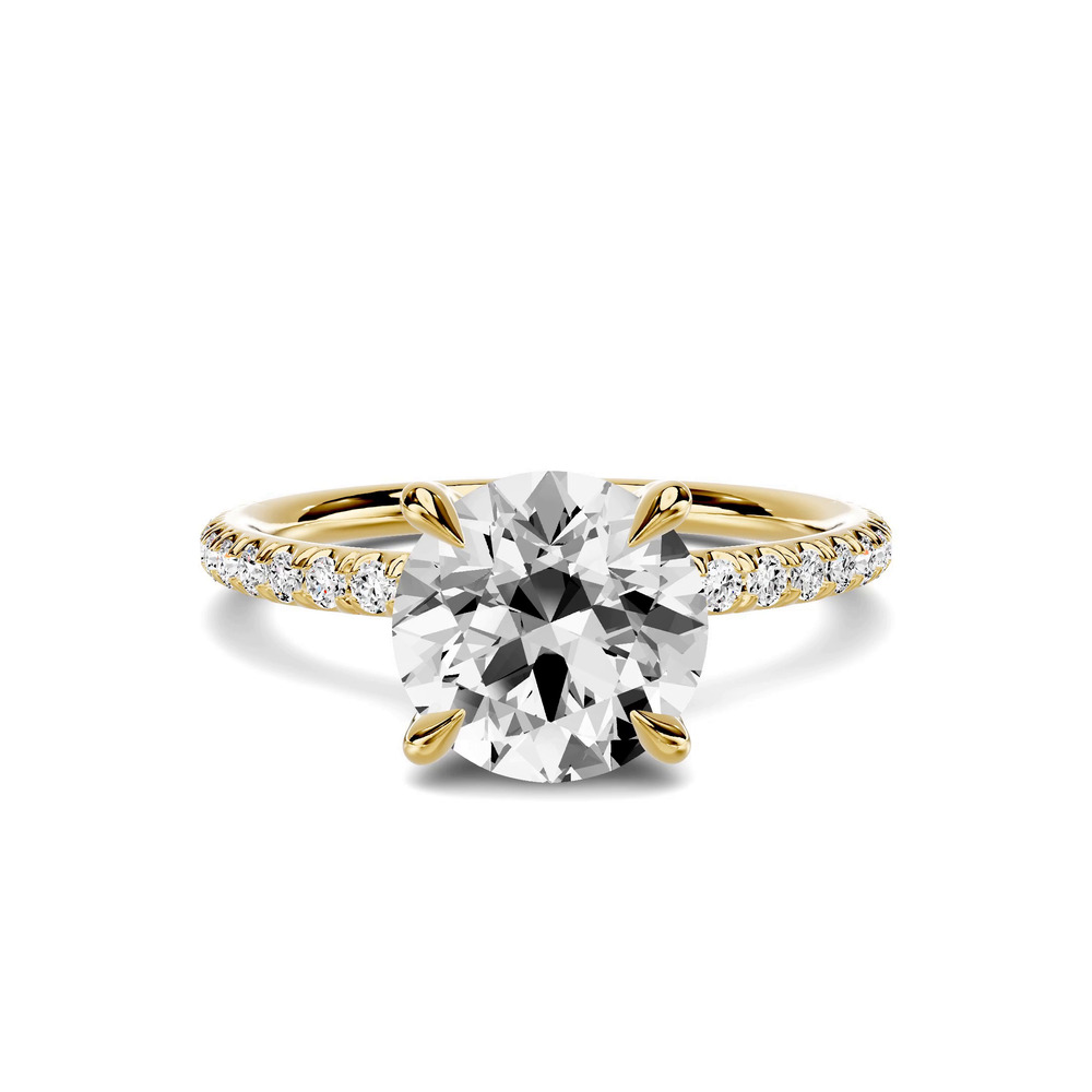 360 degree view of Avalon Classic Pavé Engagement Ring