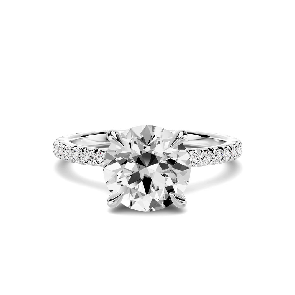 360 degree view of Lumina French Pavé Engagement Ring (1/3 ct. tw.)