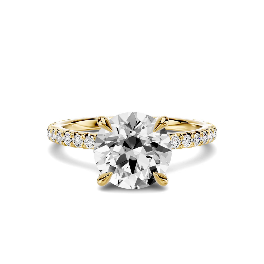 360 degree view of Lumina French Pavé Engagement Ring (1/3 ct. tw.)