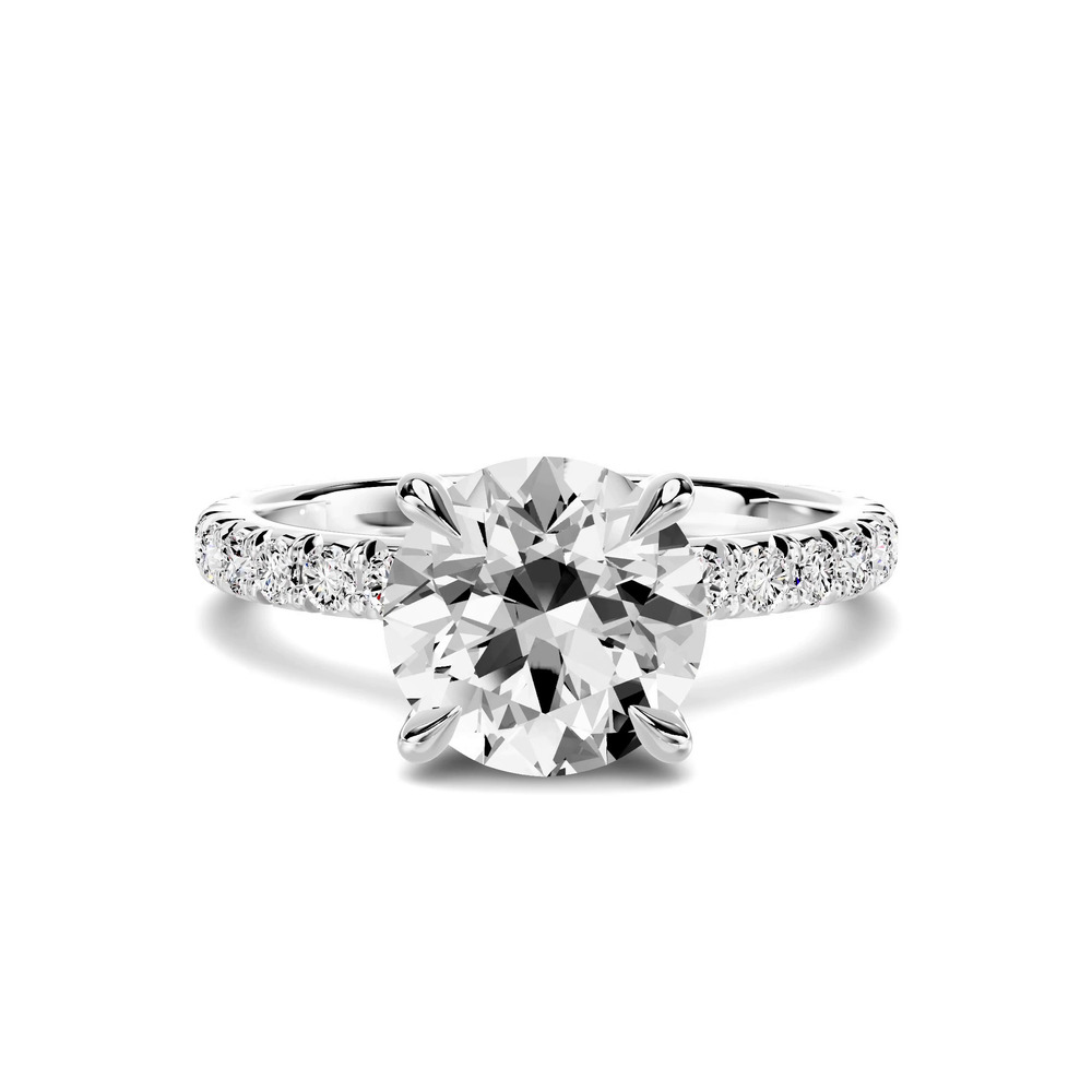 360 degree view of Lumina French Pavé Lab Engagement Ring (1/2 ct. tw.)