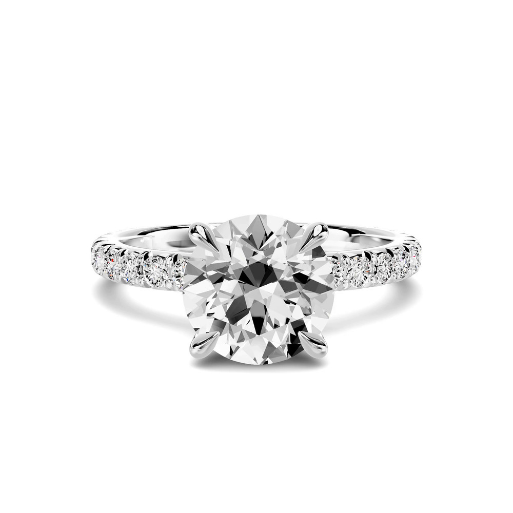 360 degree view of Lumina French Pavé Engagement Ring (1/2 ct. tw.)