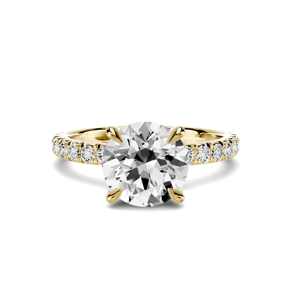 360 degree view of Lumina French Pavé Lab Engagement Ring (1/2 ct. tw.)