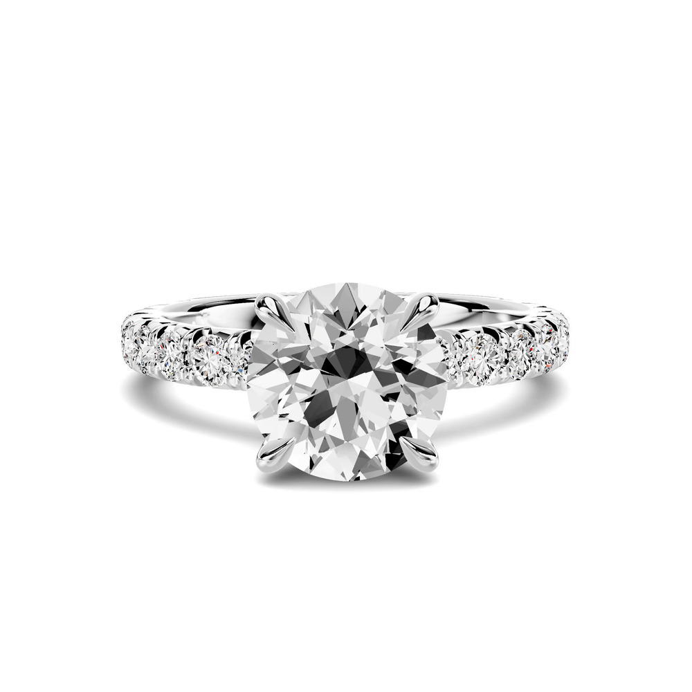 360 degree view of Lumina French Pavé Engagement Ring (3/4 ct. tw.)
