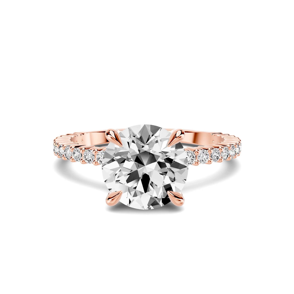 360 degree view of Aura Shared Prong Engagement Ring (0.30 ct. tw.)