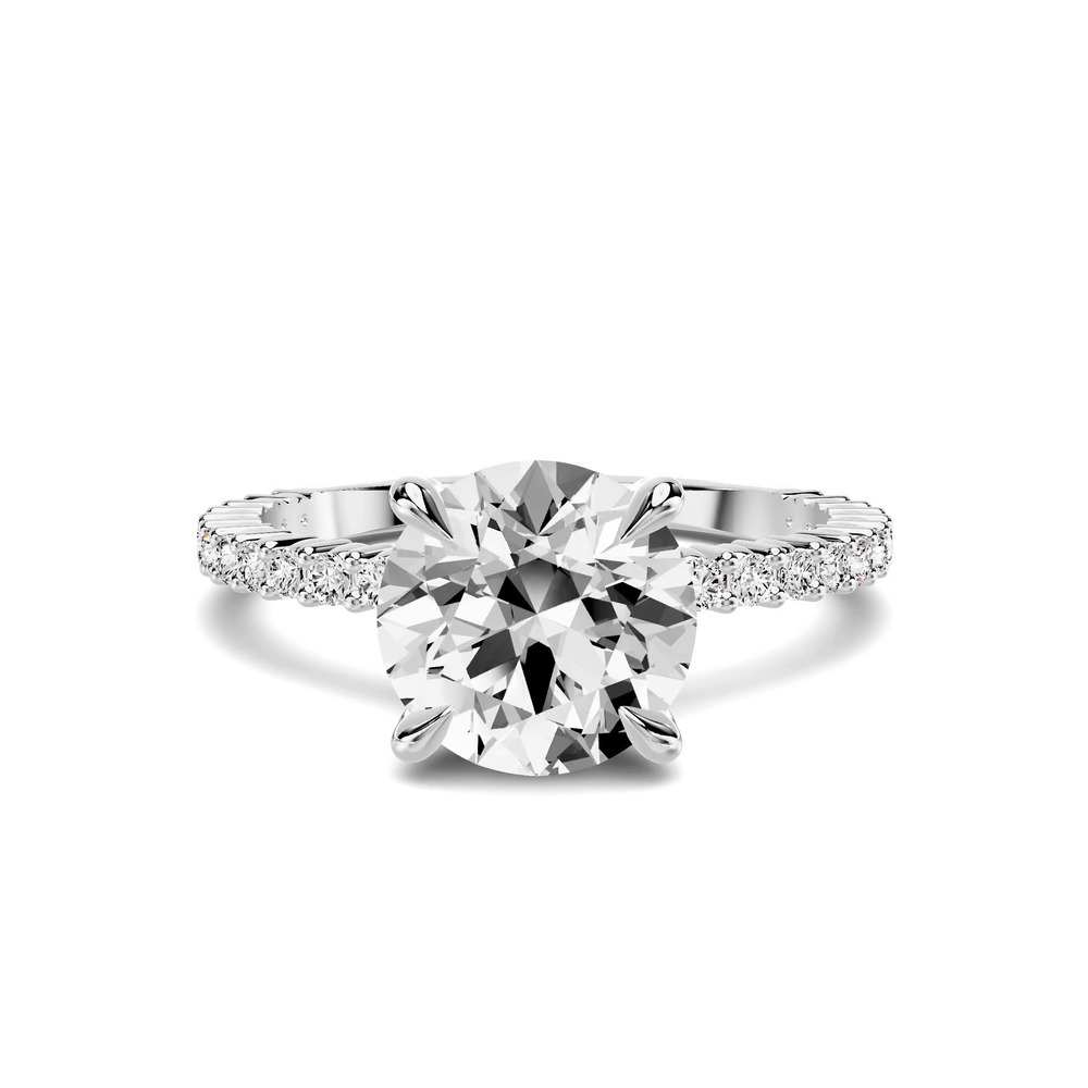 360 degree view of Aura Shared Prong Engagement Ring (0.30 ct. tw.)