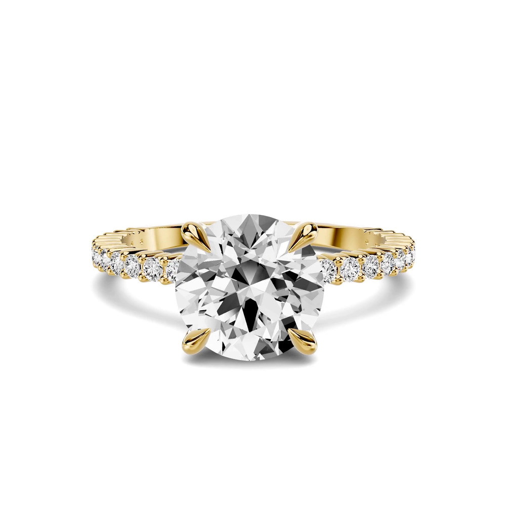 360 degree view of Aura Shared Prong Engagement Ring (0.30 ct. tw.)