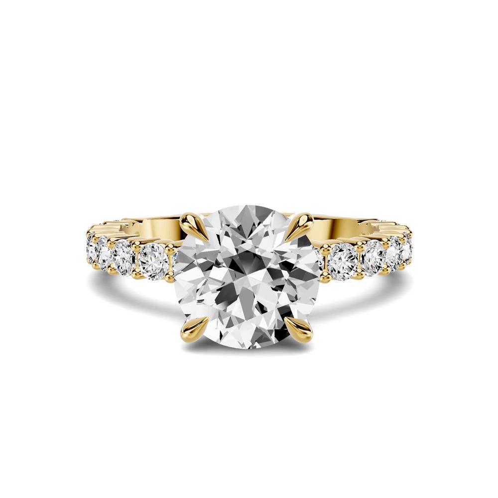 360 degree view of Aura Shared Prong Engagement Ring (0.75 ct. tw.)