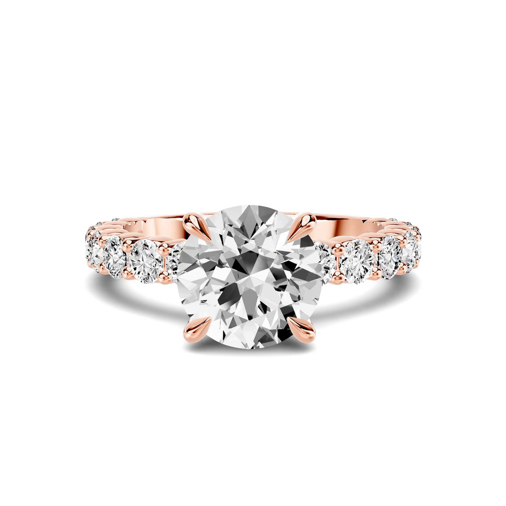 360 degree view of Aura Shared Prong Lab Engagement Ring (1.00 ct. tw.)