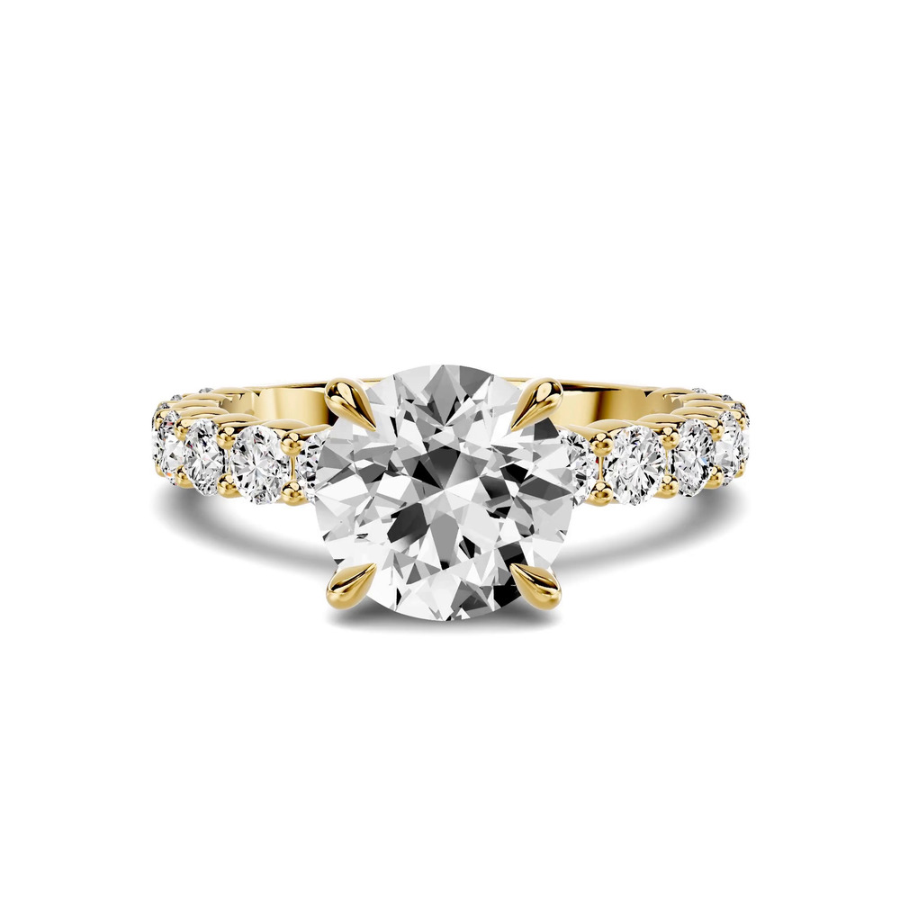360 degree view of Aura Shared Prong Lab Engagement Ring (1.00 ct. tw.)