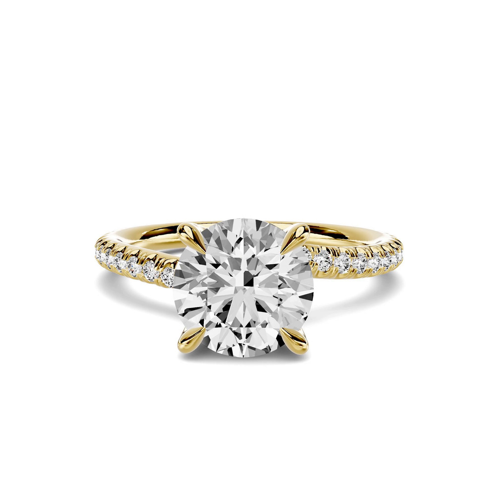 360 degree view of Torvia Pavé Engagement Ring